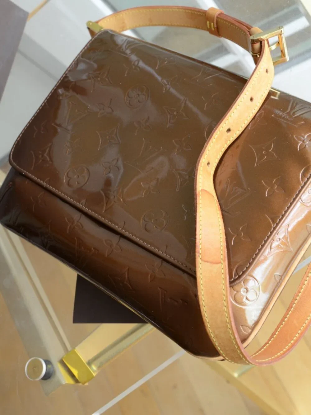 Louis Vuitton Vernis Thompson Street Bronze